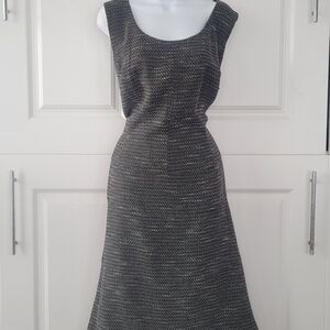 NWT Chic Black and White Midi Dress